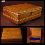 Handmade Wood Treasure Box 1536 one of a kind