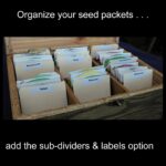 seed box sub dividers and labels