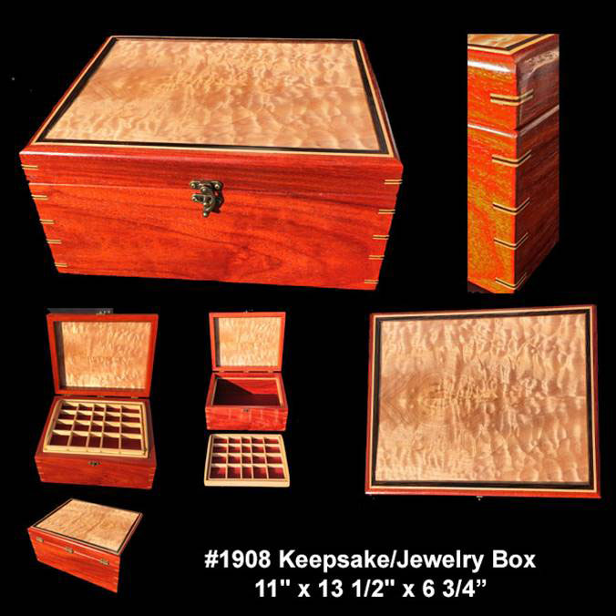 Finished Hardwood Jewelry Box Caps and Diplomas Keepsake Box CafePress Velvet Lined Memento Box